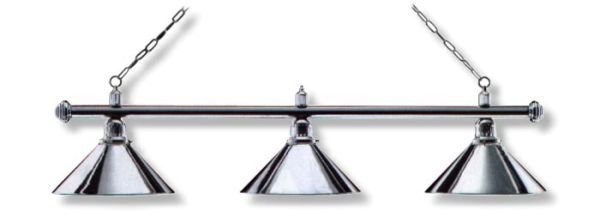 Billardleuchte Modell LONDON, Länge 148 cm, Schirmdurchmesser 35 cm