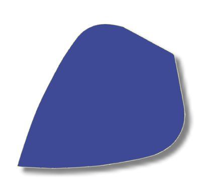 Dartfly Nylon Kite, blau