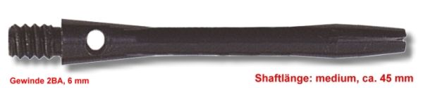 Shaft Alu medium ,ca.45 mm ,schwarz