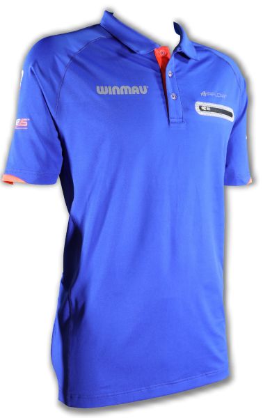 Winmau Polo-Dart Shirt „Pro-Line“ blau 8397