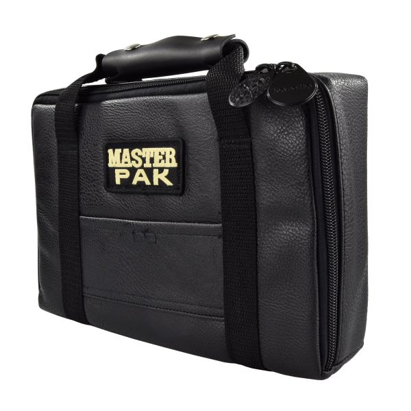Darttasche MASTER PAK Leder Edition, Farbe schwarz